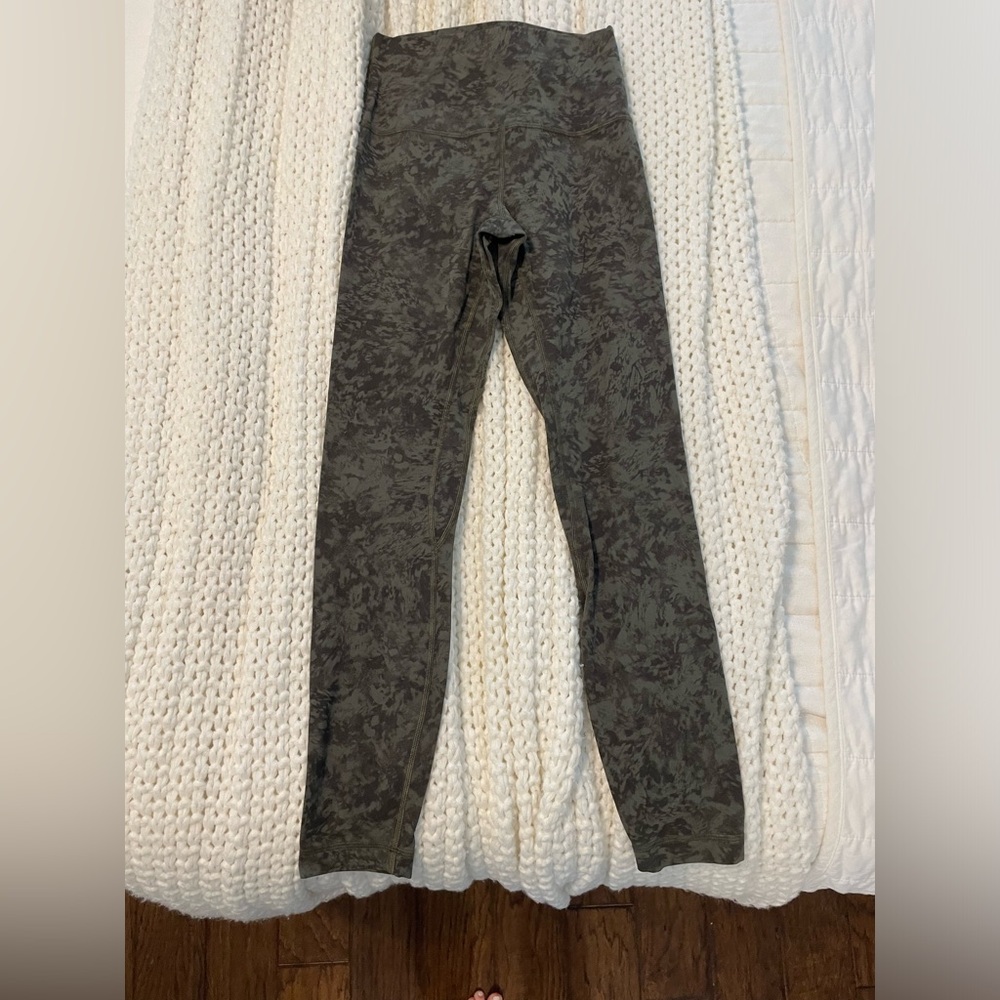 Lululemon Align legging, 25 inch, 4, summer shade medium dark olive dark olive